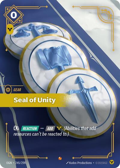 Riftbound - Origins - 245/298 Seal of Unity Epic