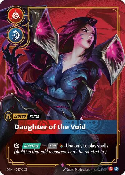 Riftbound - Origins - 247/298 Kai'Sa - Daughter of the Void Rare