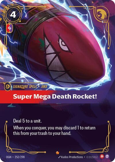 Riftbound - Origins - 252/298 Super Mega Death Rocket! Epic