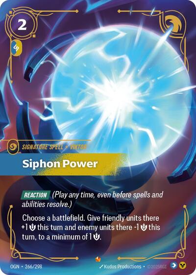 Riftbound - Origins - 266/298 Siphon Power Epic