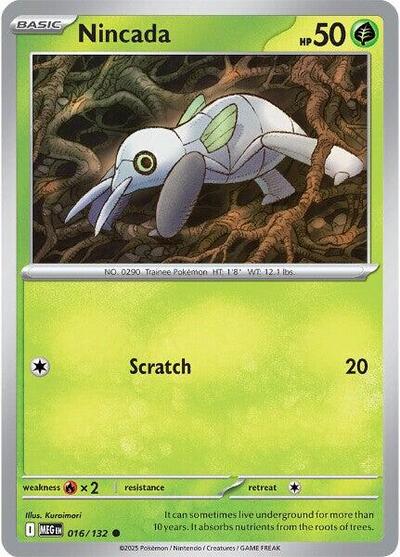Mega Evolution - 016/132 Nincada Common