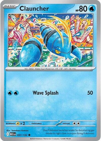 Mega Evolution - 037/132 Clauncher Common