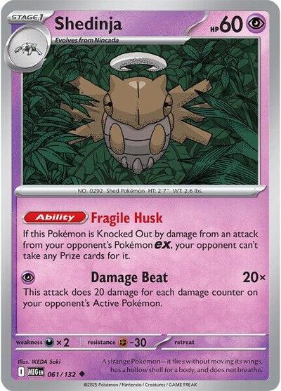 Mega Evolution - 061/132 Shedinja Uncommon