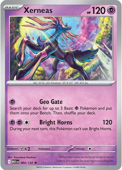 Mega Evolution - 064/132 Xerneas Rare