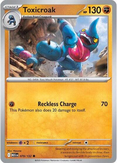 Mega Evolution - 079/132 Toxicroak Common