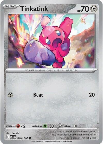 Mega Evolution - 096/132 Tinkatink Common