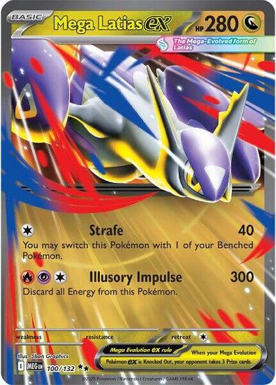 Mega Evolution - 100/132 Mega Latias ex Double Rare