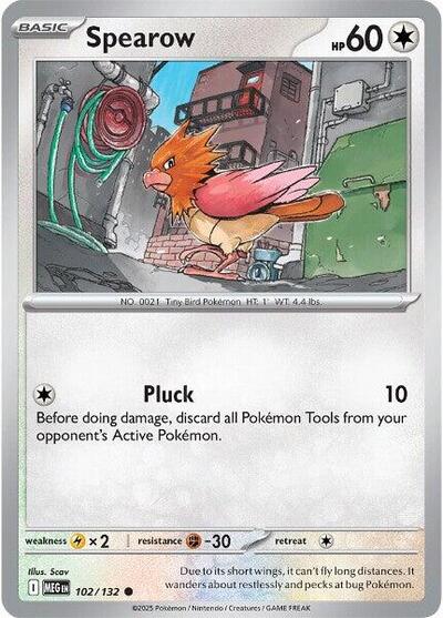 Mega Evolution - 102/132 Spearow Common