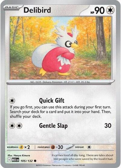 Mega Evolution - 105/132 Delibird Common