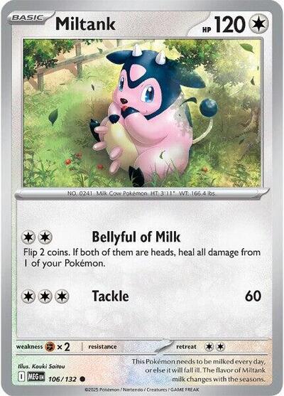 Mega Evolution - 106/132 Miltank Common