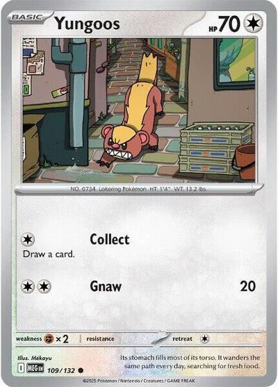 Mega Evolution - 109/132 Yungoos Common