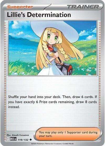 Mega Evolution - 119/132 Lillie's Determination Uncommon