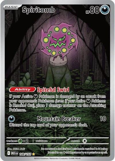 Mega Evolution - 148/132 Spiritomb Illustration Rare