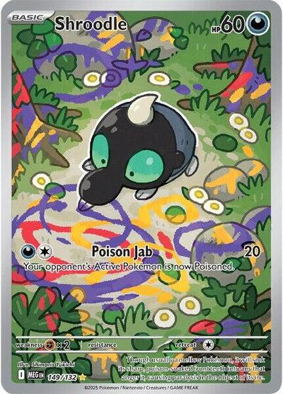 Mega Evolution - 149/132 Shroodle Illustration Rare