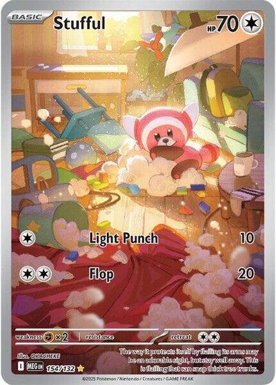 Mega Evolution - 154/132 Stufful Illustration Rare