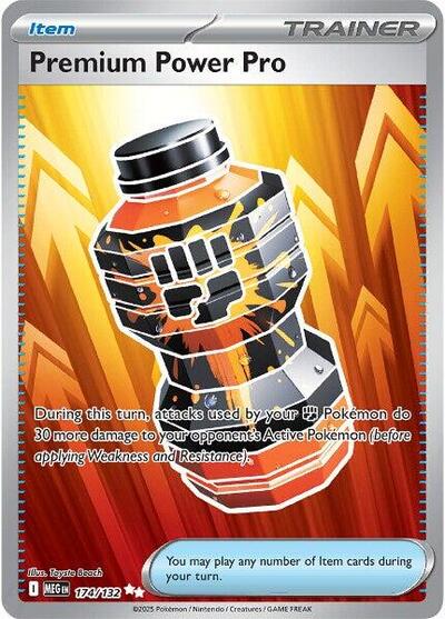 Mega Evolution - 174/132 Premium Power Pro Ultra Rare