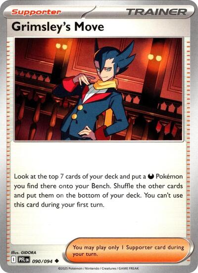 Mega Evolution Phantasmal Flames - 090/094 Grimsley's Move Uncommon
