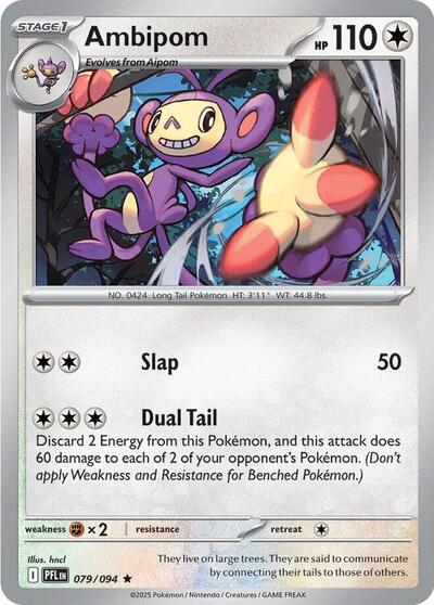 Mega Evolution Phantasmal Flames - 079/094 Ambipom Rare
