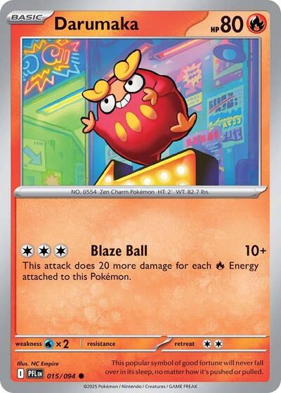 Mega Evolution Phantasmal Flames - 015/094 Darumaka Common
