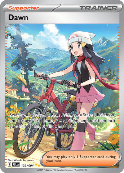 Mega Evolution Phantasmal Flames - 129/094 Dawn Special Illustration Rare