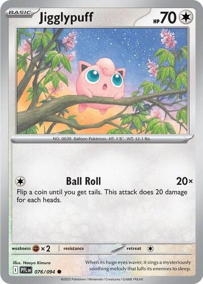 Mega Evolution Phantasmal Flames - 076/094 Jigglypuff Common