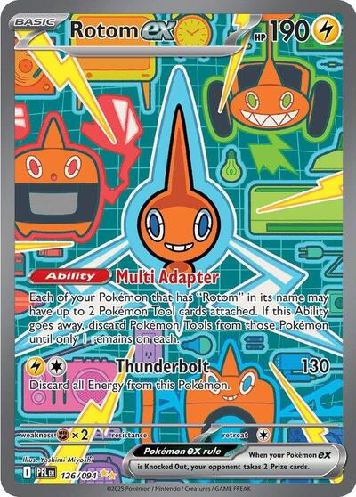 Mega Evolution Phantasmal Flames - 126/094 Rotom ex Special Illustration Rare
