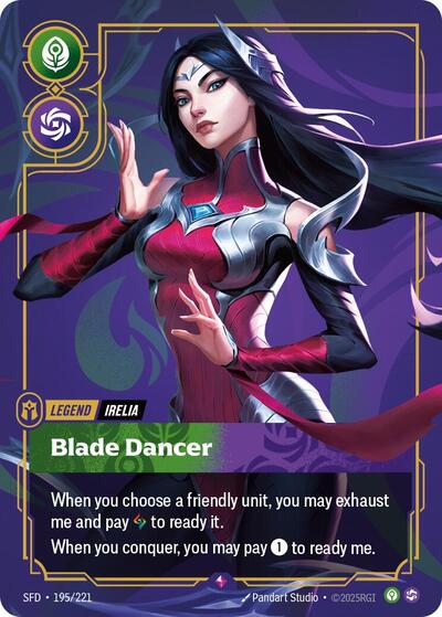 Riftbound Spiritforged - 195/221 Irelia - Blade Dancer Rare