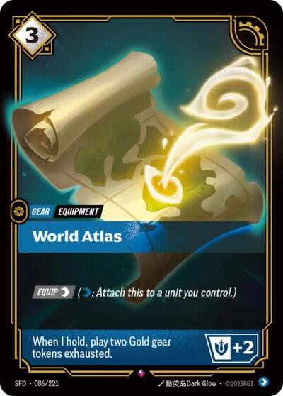 Riftbound Spiritforged - 086/221 World Atlas Rare