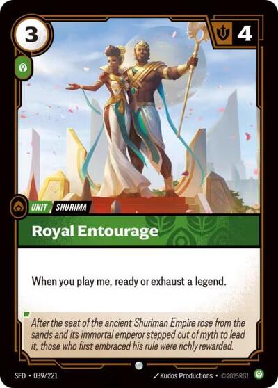 Riftbound Spiritforged - 039/221 Royal Entourage Common