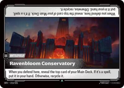 Riftbound Spiritforged - 215/221 Ravenbloom Conservatory Uncommon