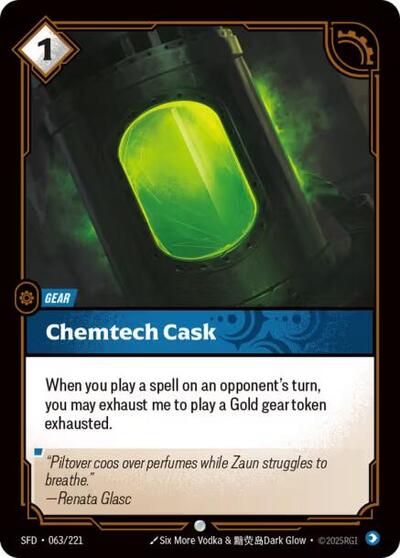 Riftbound Spiritforged - 063/221 Chemtech Cask Common