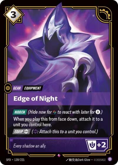 Riftbound Spiritforged - 139/221 Edge of Night Rare