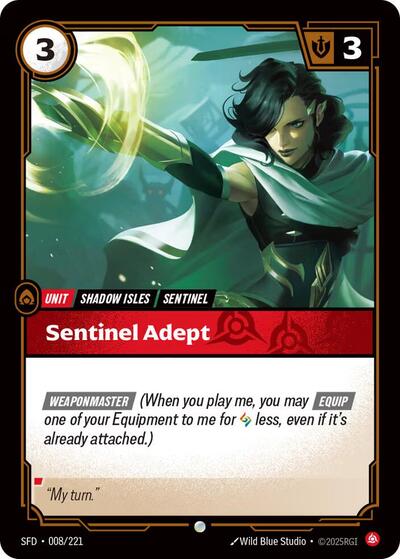 Riftbound Spiritforged - 008/221 Sentinel Adept Common