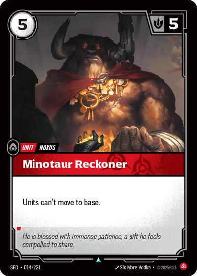 Riftbound Spiritforged - 014/221 Minotaur Reckoner Uncommon