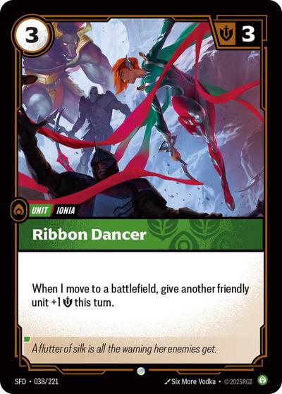 Riftbound Spiritforged - 038/221 Ribbon Dancer Common