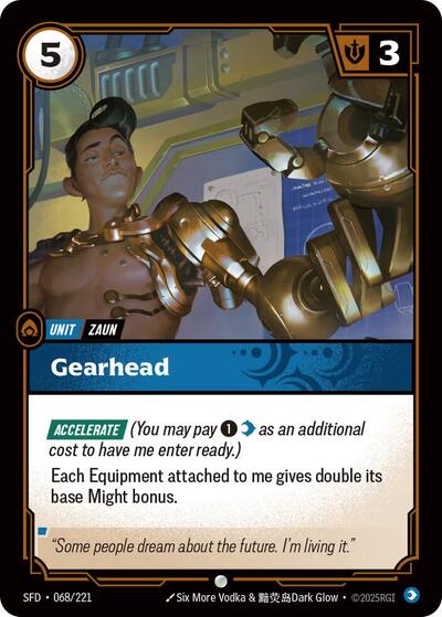 Riftbound Spiritforged - 068/221 Gearhead Common