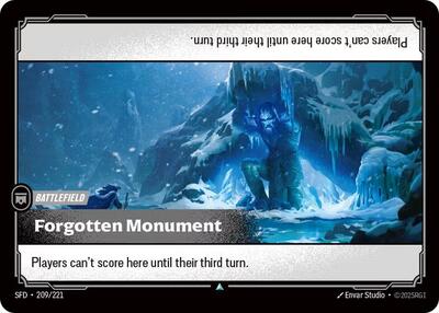 Riftbound Spiritforged - 209/221 Forgotten Monument Uncommon