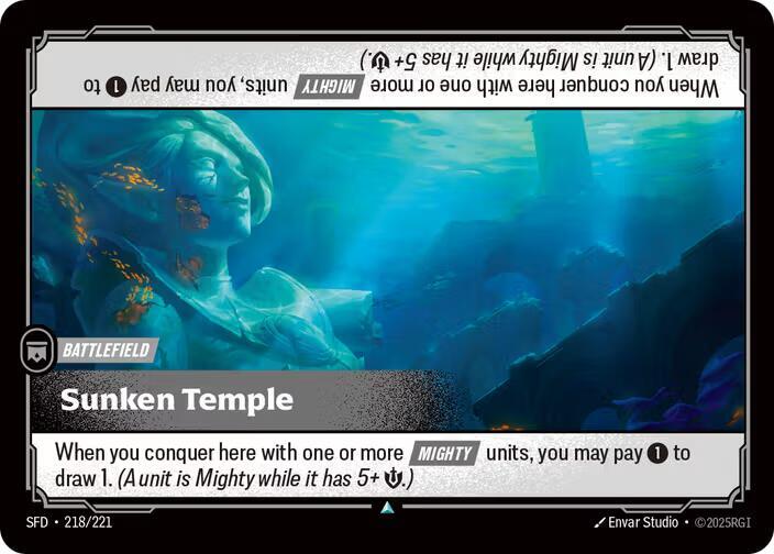 Riftbound Spiritforged - 218/221 Sunken Temple Uncommon