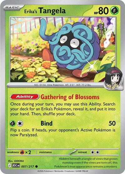 ME: Ascended Heroes - 007/217 Erika's Tangela Common