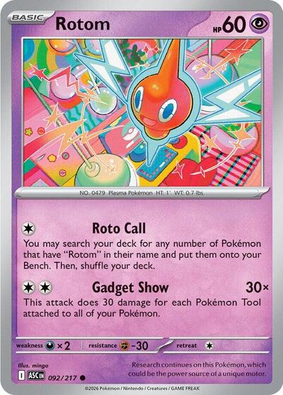 Mega Evolution Ascended Heroes - 092/217 Rotom Common