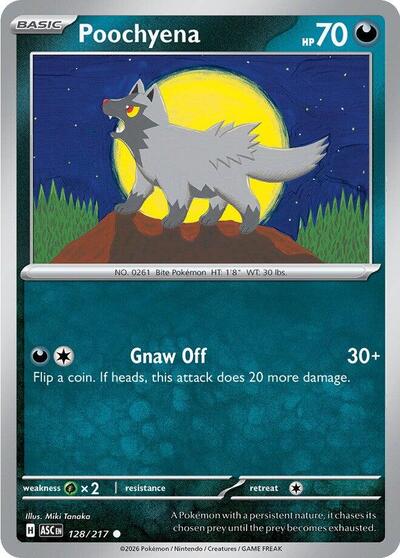 Mega Evolution Ascended Heroes - 128/217 Poochyena Common