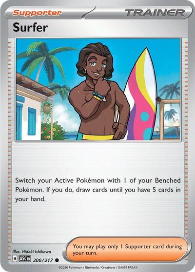 Mega Evolution Ascended Heroes - 200/217 Surfer Common
