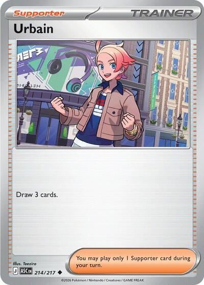 Mega Evolution Ascended Heroes - 214/217 Urbain Uncommon