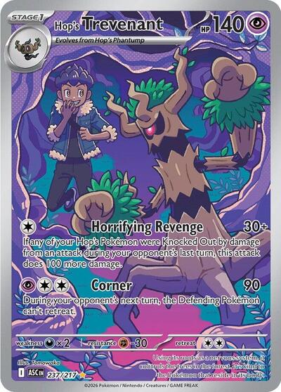 Mega Evolution Ascended Heroes - 237/217 Hop's Trevenant Illustration Rare