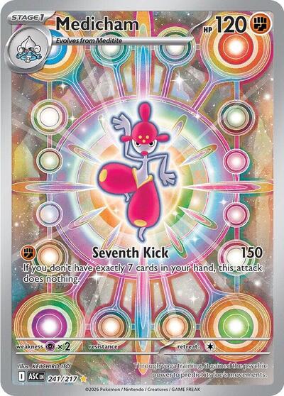 Mega Evolution Ascended Heroes - 241/217 Medicham Illustration Rare