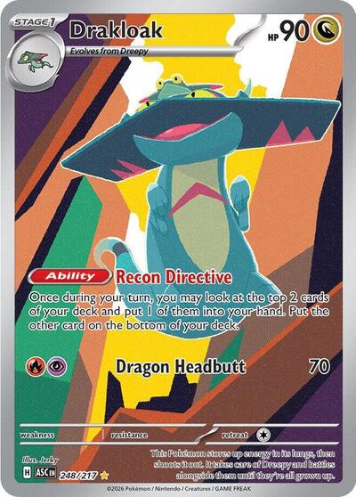 Mega Evolution Ascended Heroes - 248/217 Drakloak Illustration Rare