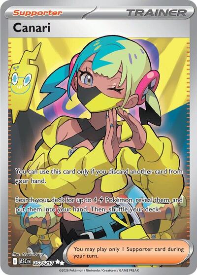 Mega Evolution Ascended Heroes - 257/217 Canari Ultra Rare