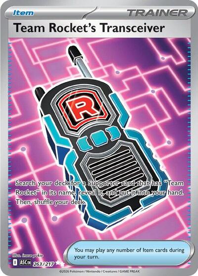 ME: Ascended Heroes - 263/217 Team Rocket's Transceiver Ultra Rare