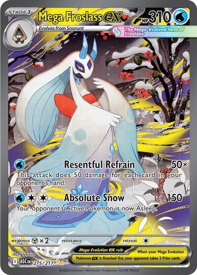 Mega Evolution Ascended Heroes - 275/217 Mega Froslass ex Special Illustration Rare