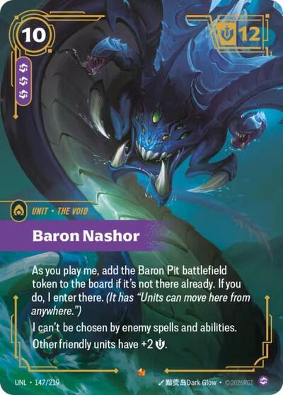 Riftbound- Unleashed - Baron Nashor 147/219 Epic